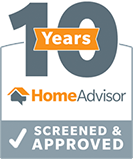 10 Years Home Advisor Screened & Approved