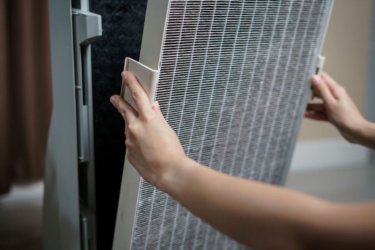 open air purifier for clean dirty air purifier HEPA filter.