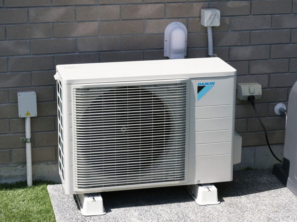 Daikin air conditioner split system - outdoor unit. Heat pump.